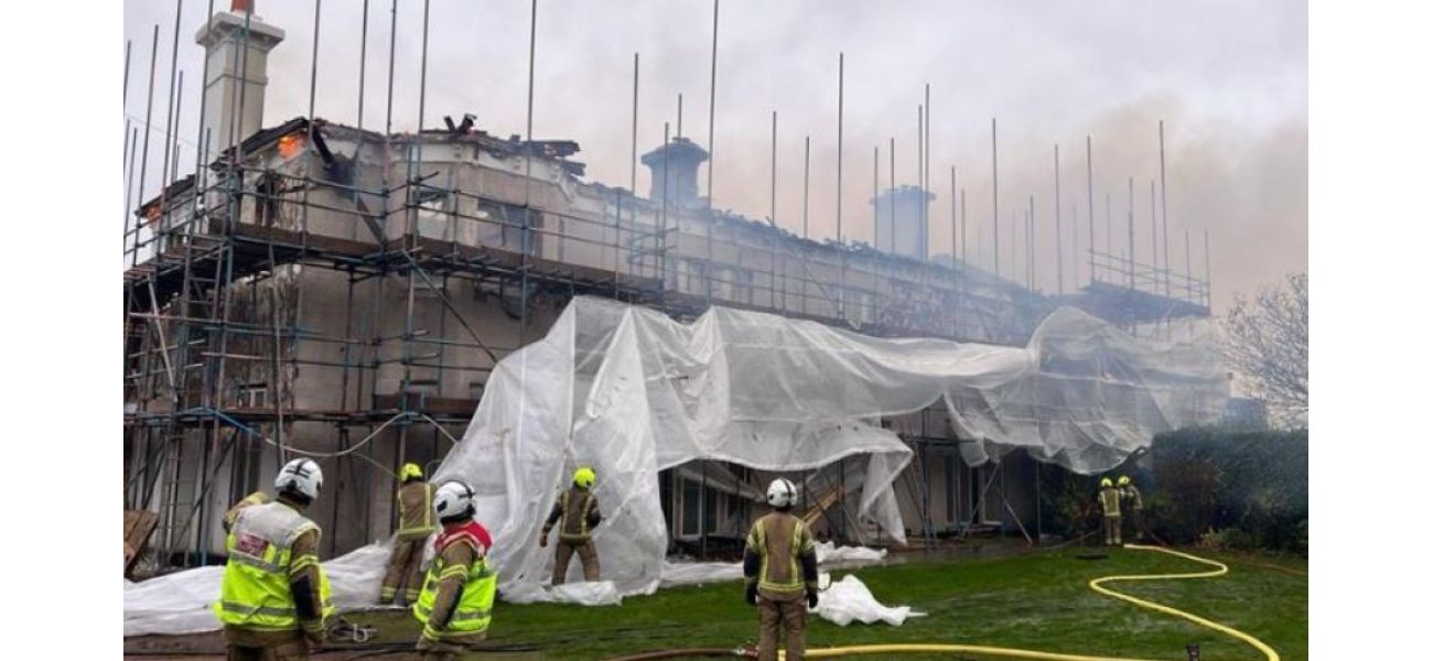 Historic British record holder's £5,000,000 stately home destroyed by fire