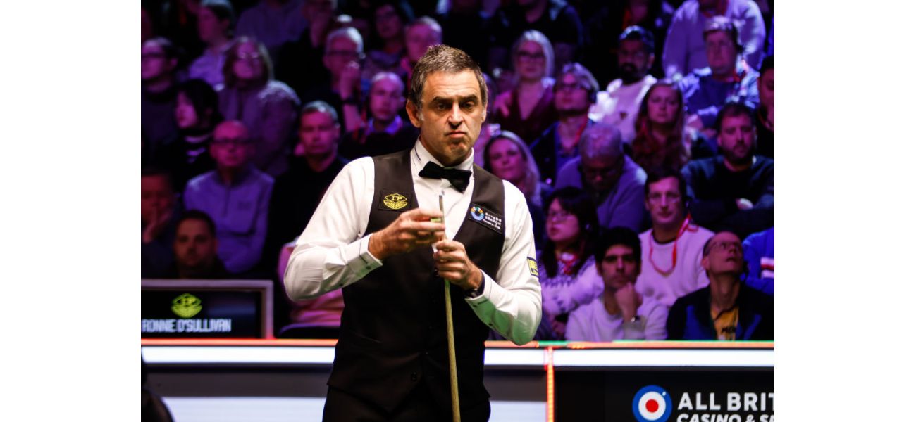 Snooker player Ronnie O'Sullivan has no pity and urges competitors to stop whining about playing conditions.