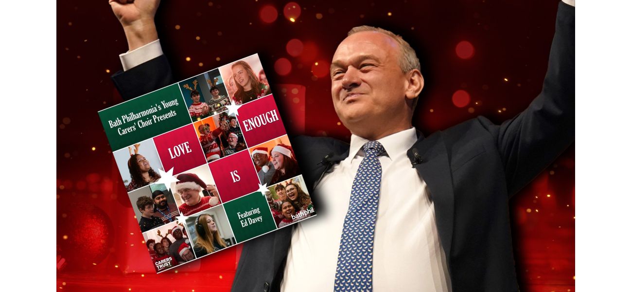 Ed Davey is a Lib Dem leader who wants to release a charity single and reach the top spot on the Christmas charts.