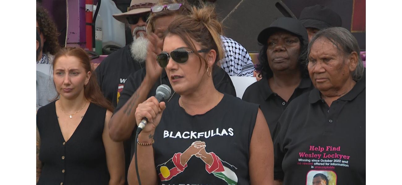 Activist Thorpe says she's been 'silenced' in passionate address outside Parliament.