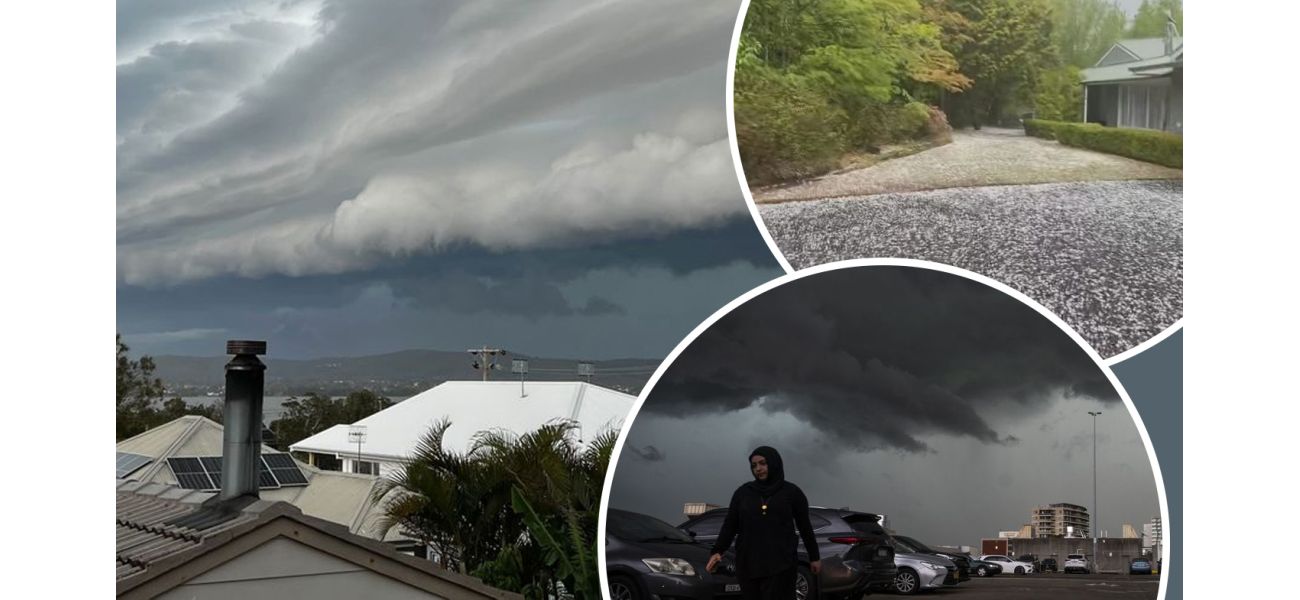 Thunderstorms in NSW after hot weather.
