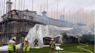 Historic British record holder's £5,000,000 stately home destroyed by fire