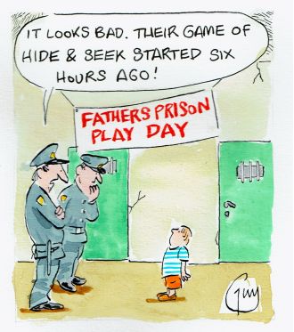 A cartoon by artist Guy Venables featured in the Metro newspaper.