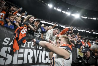 Renck believes that the doubters of Broncos quarterback Bo Nix are the ones ruining Thanksgiving.