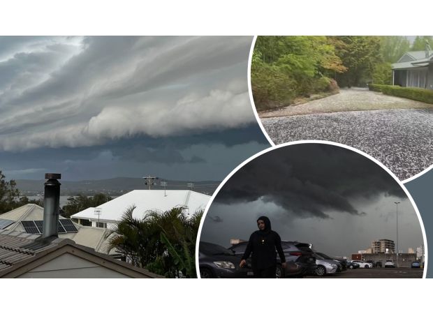 Thunderstorms in NSW after hot weather.