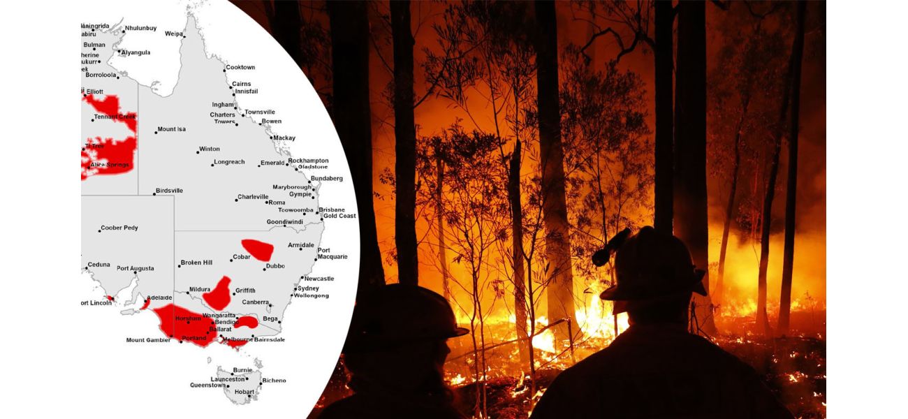 Massive parts of Australia face a dire warning as bushfires continue to rage, with 