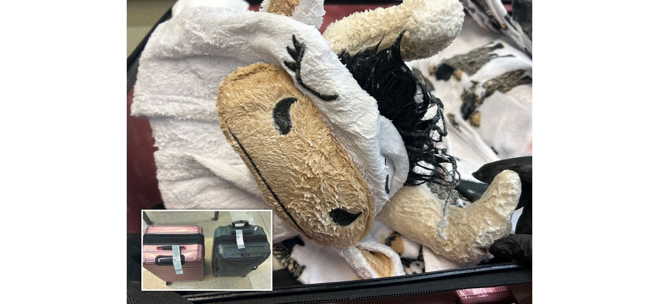 Someone attempted to smuggle 32kg of meth-laced clothes, including a cow onesie.