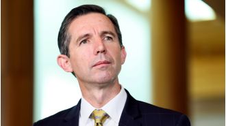 Political opponent Simon Birmingham announces retirement from Senate.