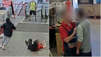 Employees at Bunnings, Coles, and Woolworths are wearing body cameras for security purposes.