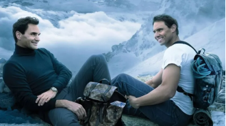 Louis Vuitton's recent post featuring Roger Federer and Rafael Nadal has received criticism for being a poor rebranding attempt compared to Jaguar's.