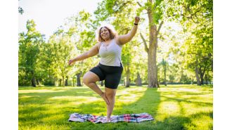 Stand on one leg for as long as your age suggests.