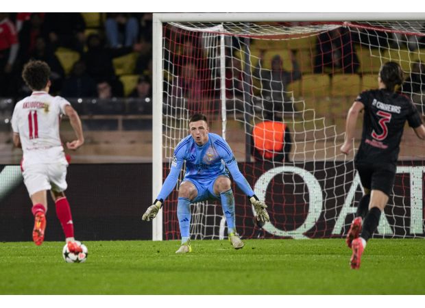 Ukrainian player declines to shake hands with Russian rival during Champions League game.