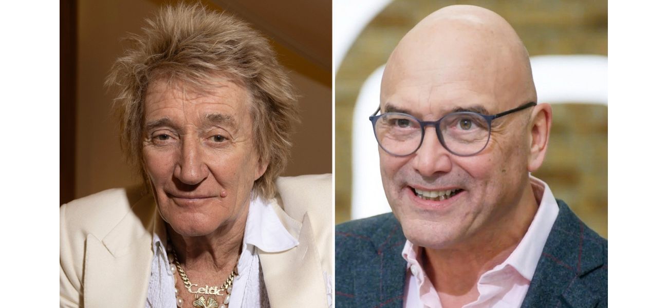 Rod Stewart criticizes reality TV star Gregg Wallace, calling him a overweight and bald bully, for embarrassing his wife Penny Lancaster.