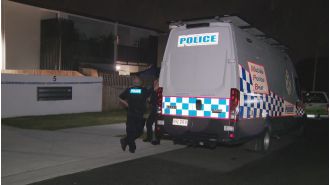 Man in Queensland home killed with stabs wounds, resulting in murder charge.