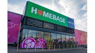 74 Homebase stores on the market, popular brands interested in purchasing.