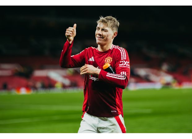 Amorim discusses problem with Hojlund following Man United's win over Bodo/Glimt.