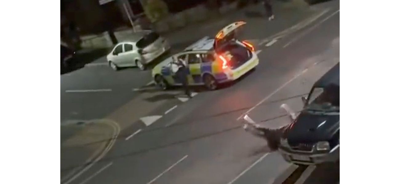 Police officer legally hit cow with car