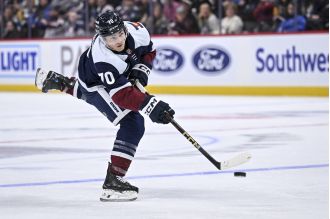 Sam Malinski has been a standout performer for the Avalanche so far this season.