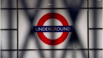 Leafy debris causes suspension of London Underground line.