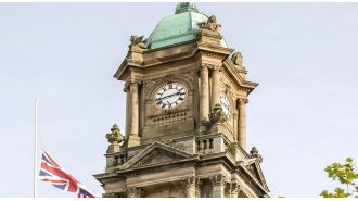 Due to one complaint, the old clock tower now only chimes once per hour.