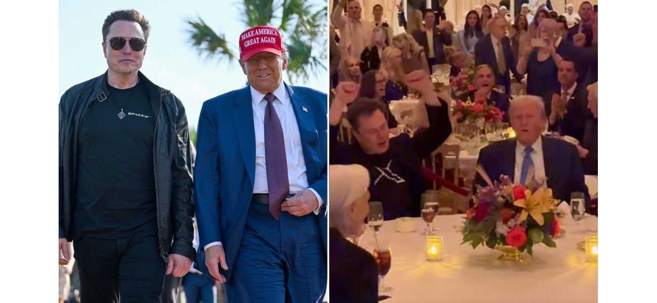 Elon Musk spent Thanksgiving with the Trump family at their Mar-a-Lago estate.