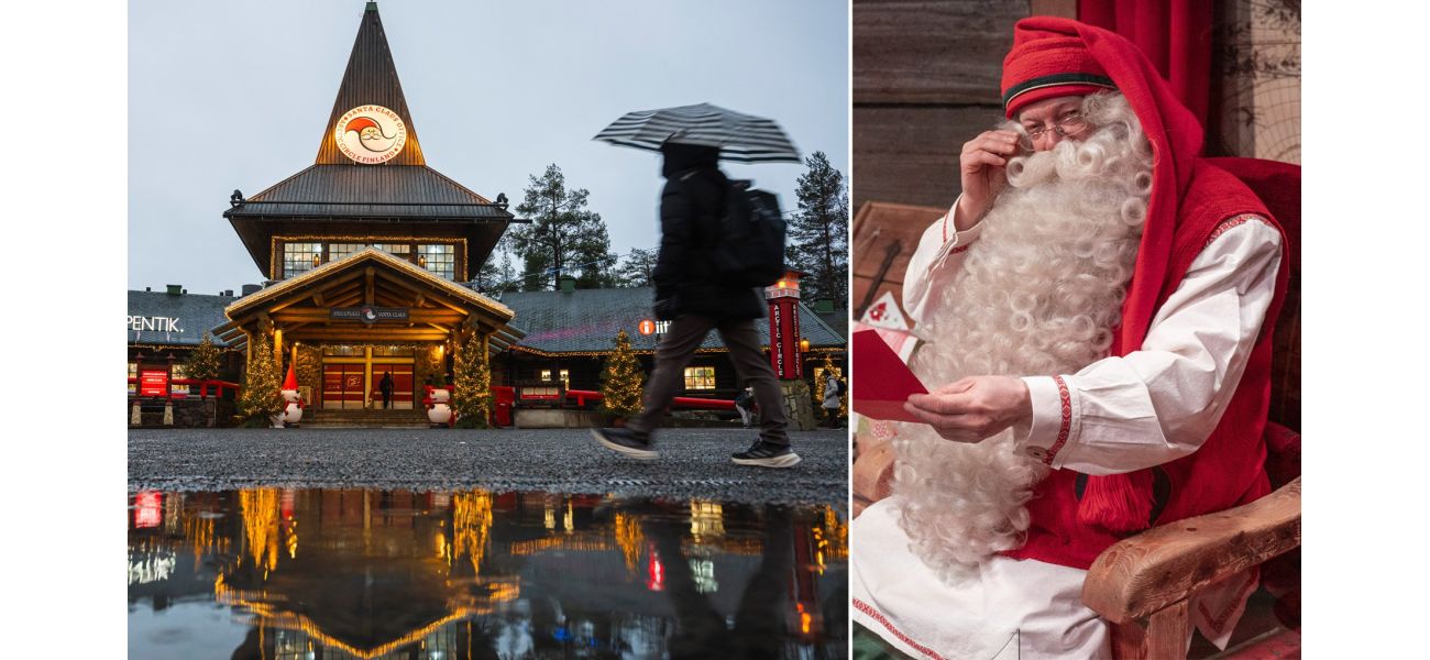 Santa's usual home is running low on snow before Christmas.