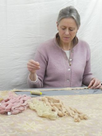 Sophie Younger is working to save Scotland's traditional fabrics.