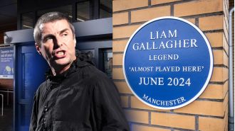 Liam Gallagher's plaque stolen from Lidl, £500 reward for its return.