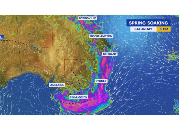 Flood warnings issued for East Coast due to ongoing thunderstorms.