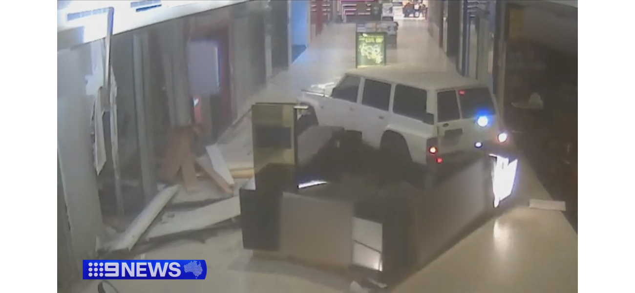 Bold robbery causes chaos in Melbourne mall with widespread damage.