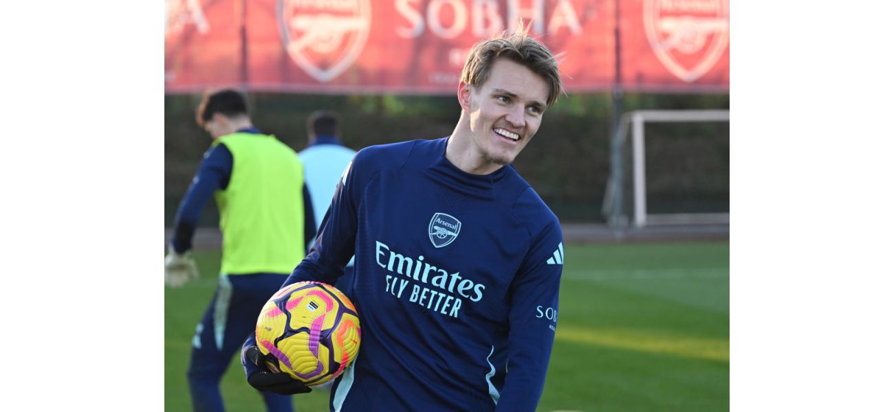 Odegaard identifies a significant change in Arsenal's progress this year.