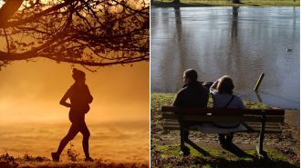 The Met Office cautions about erratic weather patterns, with temperatures fluctuating before dropping once more.