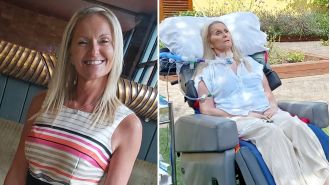 Mother left unable to physically show affection or express love to her son due to being paralyzed in a car accident.