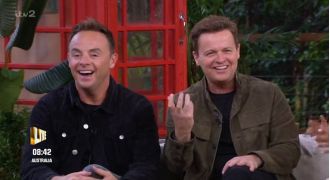 Fans of I'm A Celebrity were moved to tears when host Declan Donnelly made a funny sexual joke.