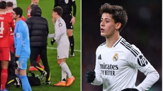 New footage reveals Liverpool physio denying Real Madrid player water during game.