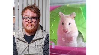 Man's life in danger after pet hamster attack.