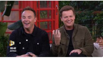 Fans of I'm A Celebrity were moved to tears when host Declan Donnelly made a funny sexual joke.