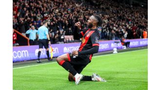 Antoine Semenyo is not in the lineup for Bournemouth's match against Wolves today.