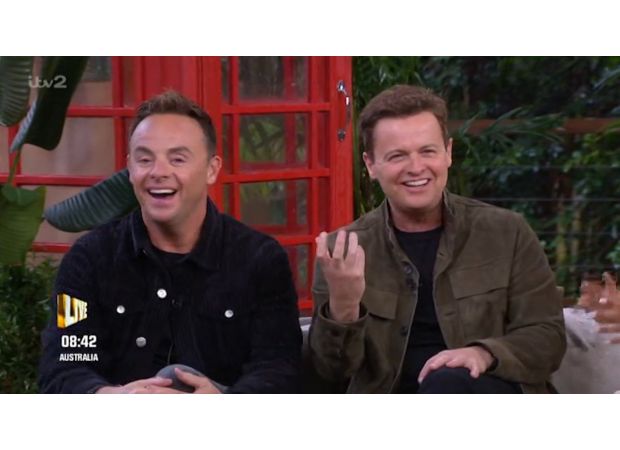 Fans of I'm A Celebrity were moved to tears when host Declan Donnelly made a funny sexual joke.