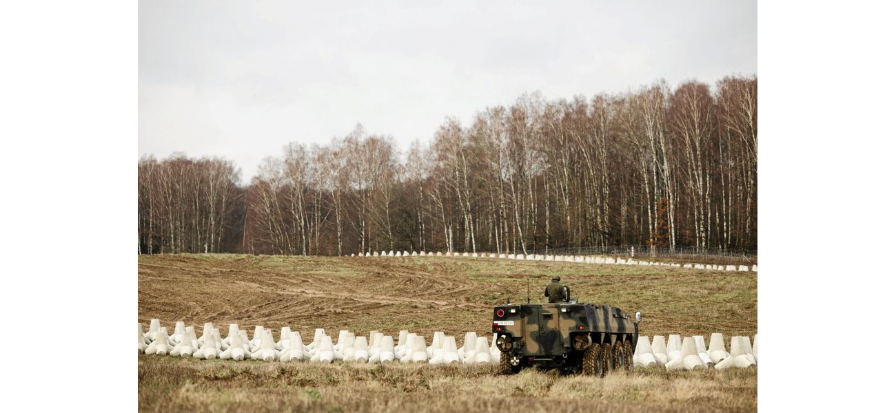 Nato is getting ready for battle by investing £2 billion in a defensive barrier on the Russian border.