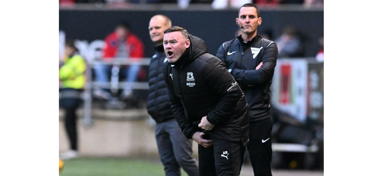 Wayne Rooney criticized Plymouth players for a 