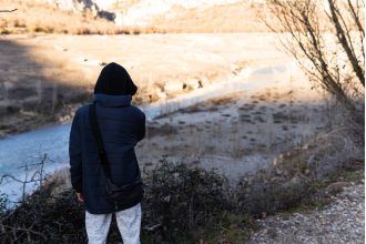 13-year-old boy left at African boarding school by parents who believed he had joined a gang in London.