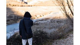 13-year-old boy left at African boarding school by parents who believed he had joined a gang in London.