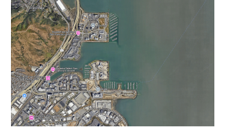 A group of 18 people were saved after their boat overturned in the waters of South San Francisco Bay.