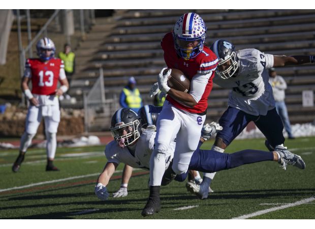 Cherry Creek easily defeats Valor Christian, securing their spot in the Class 5A championship game for the seventh year in a row.