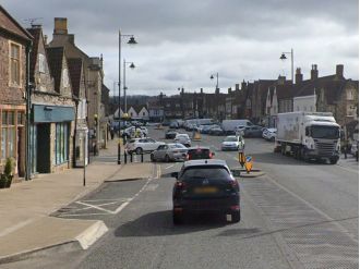 A car crash involving pedestrians near Christmas market causes hospitalization of baby and child.