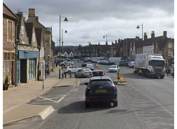 A car crash involving pedestrians near Christmas market causes hospitalization of baby and child.