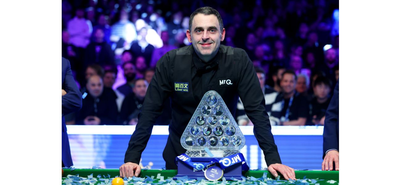 Ronnie O'Sullivan and Masters tournament organizers have set up an exciting first match between the two, which will take place at Alexandra Palace.
