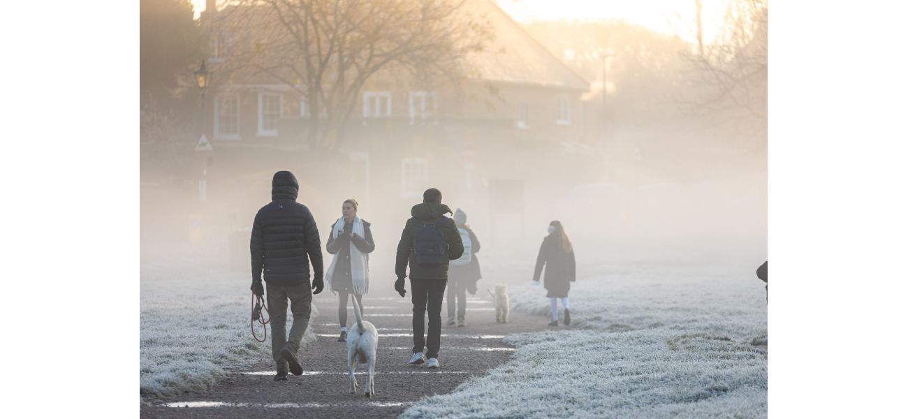 The week has started with freezing temperatures dropping to -7C.