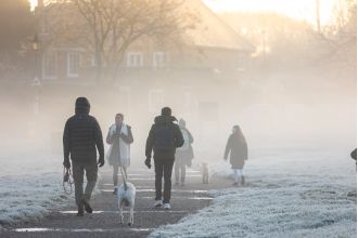 The week has started with freezing temperatures dropping to -7C.